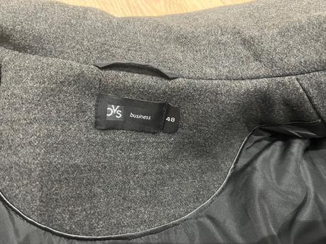 Tmavosedy business kabat 42, 42