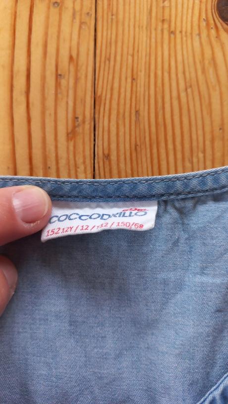 Riflový detský overal coccodrillo veľ.152, coccodrillo,152