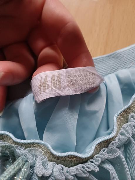 Tylová sukňa s motýlikmi 98/104, h&m,98
