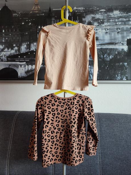 Tričká 2ks / set / komplet leopard sinsay 110, sinsay,110