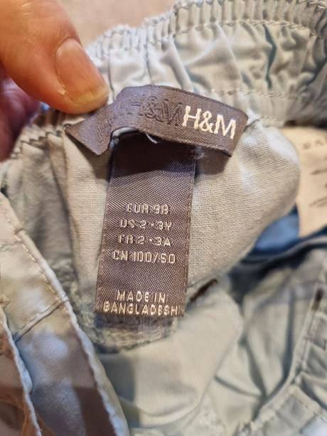 Šortky, h&m,98