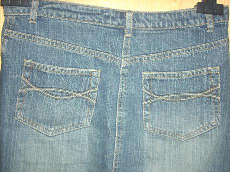 Riflová sukňa, papaya,36