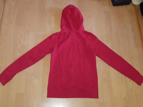 Cervena mikina, h&m,s