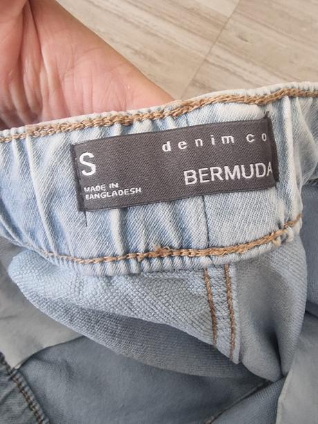 Rifle sortky, denim co,s