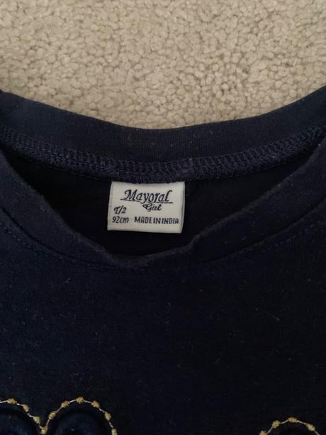 Tričko s dlhým rukávom, veľkosť 92, 2 kusy, mayoral,92