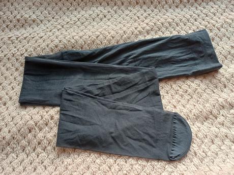 Šedé silonkové pančuchy 15 den veľ. l/xl, l