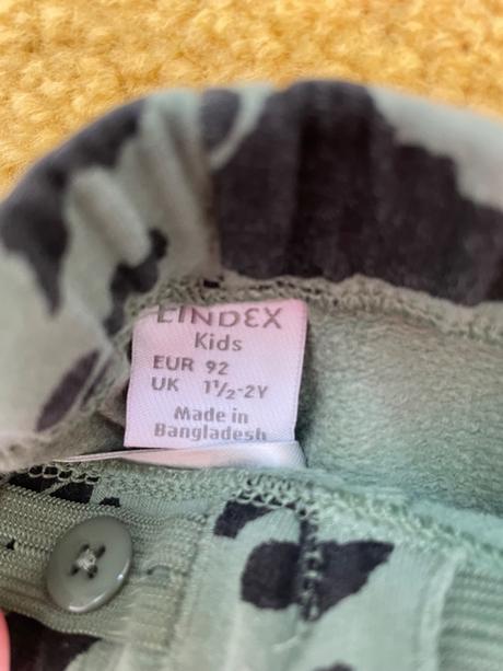 Zateplené legíny s reg. pásom, zn. lindex, v. 92, lindex,92