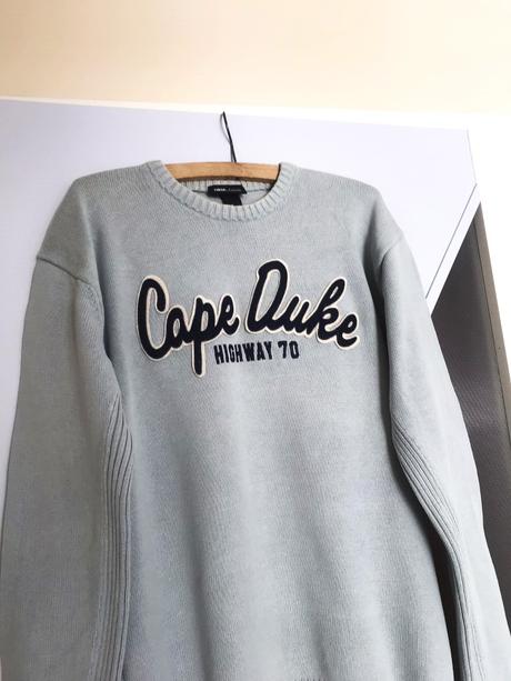 Bavlnený pulóvrik, h&m,l