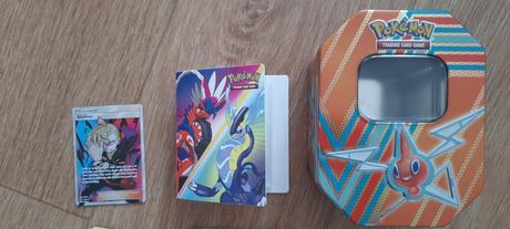 Pokémon karty+tin+obal, 
