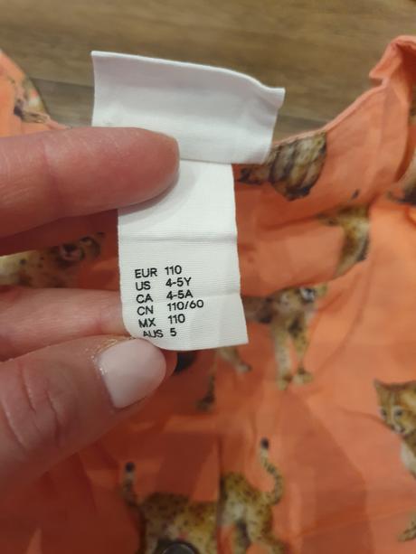 Krásne šaty h&m č. 110, h&m,110
