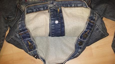 Zateplená riflovka, 140