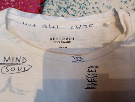 Tričko krátky rukáv, reserved,134