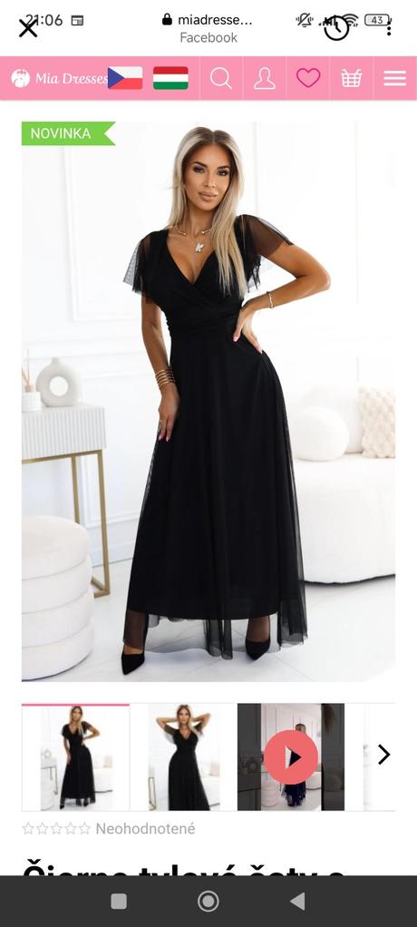 Šaty spoločenské,