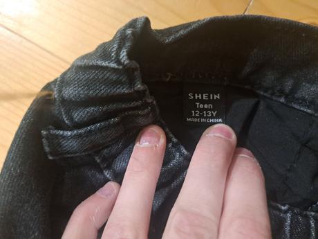 Cargo pants čierne shein, 152