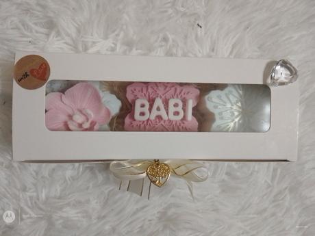 Mydlové vločky v krabičke, 