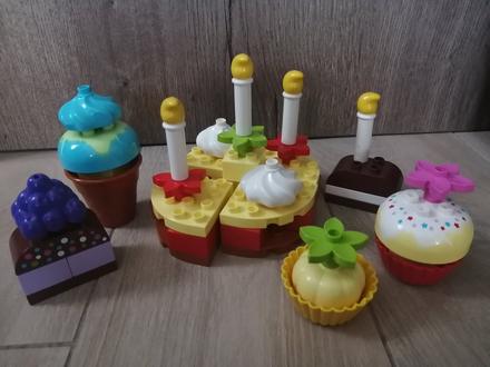 Lego duplo 10862 10850 moja prvá oslava a torta, 