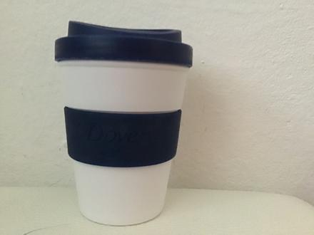 Termopoharik dove, celková výška cca 11,5 cm,