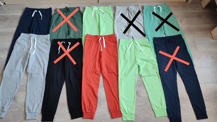 Tepláky basic, h&m,134