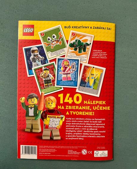 Zberateľský časopis lego/coop+nálepky, 
