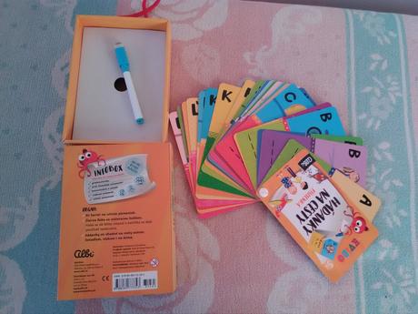 Obojstranné stieratelne karty pre deti, 