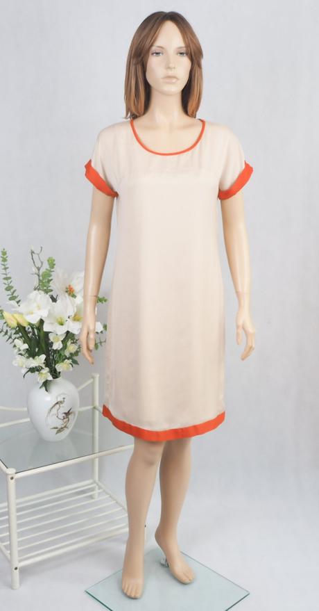 Kvalitné béžové šaty best connection, 38