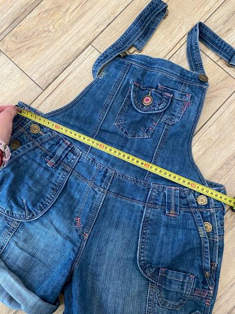 Riflové kratasy, denim,42