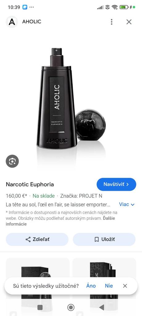 Aholic narcotic euphoria edp,