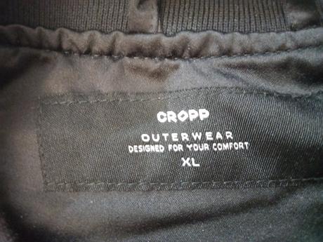 Čierna bomber do pása, xl