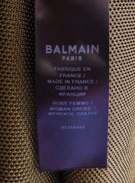 Šaty bandazove balmain, s