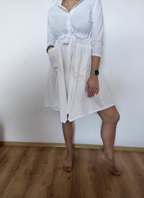 Košeľové šaty green apple, s