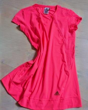 Elastické neónkové športové tričko, adidas,l