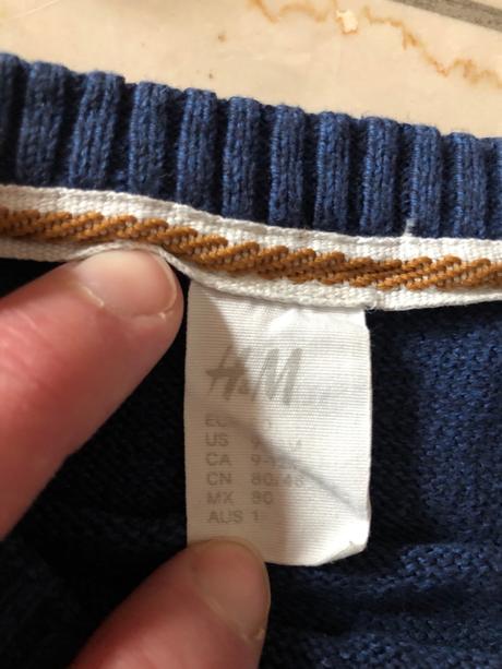 Svetrík s čiapkou, h&m,80