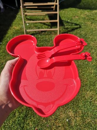 Detský tanier mickey mouse & minnie, 