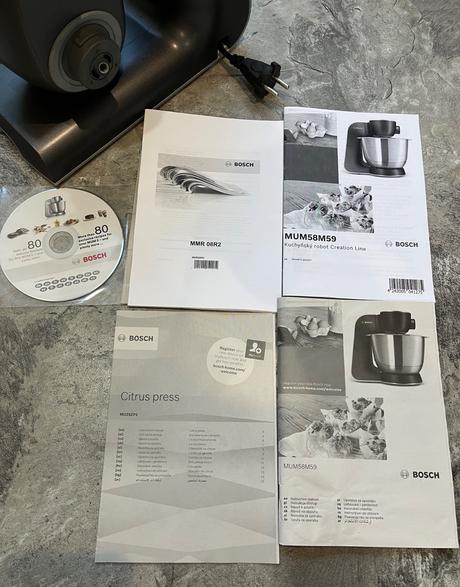 Bosch mum 58m59 1000w kuchynsky robot, bosch