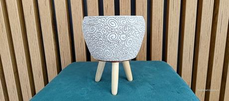 Kvetináč cementový- šedý - 160x100mm, 