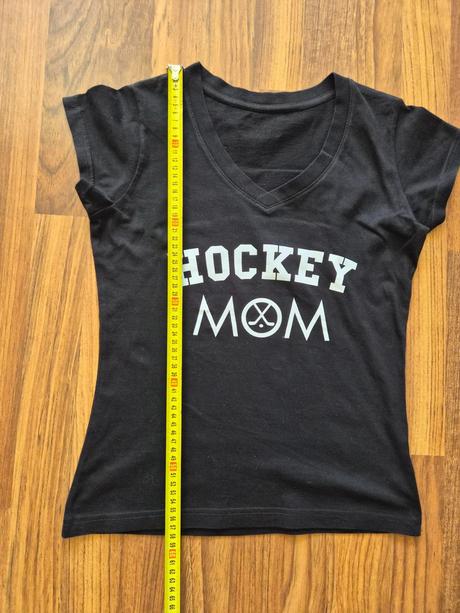 Tričko hockey mom nové, s
