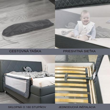 Detská zábrana na posteľ monna-150 cm-super stav, šírka (cm): 40,dĺžka (cm): 150