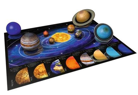Planetárna sústava 522 dielikov 3d, 