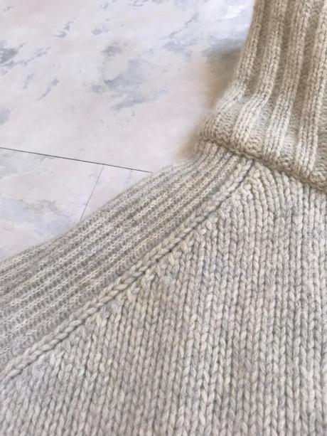 Hrubý vlnený sveter na zips, kenvelo,xl