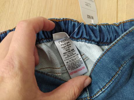 Nová riflová sukňa next veľ. 98 (písaná 92), next,98