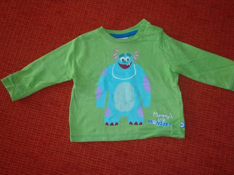 Monster tričko 3-6 m, disney,68