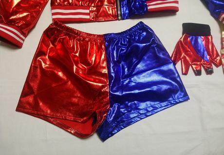 6 dielny kostým harley quinn joker, 10-12r,140-152, 