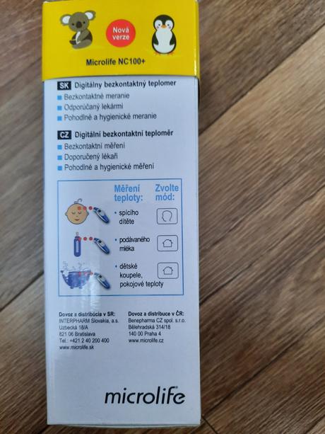 Bezkontaktny teplomer microlife, microlife