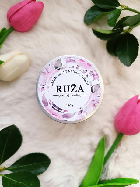 Cukrový peeling - ruža 150g, 