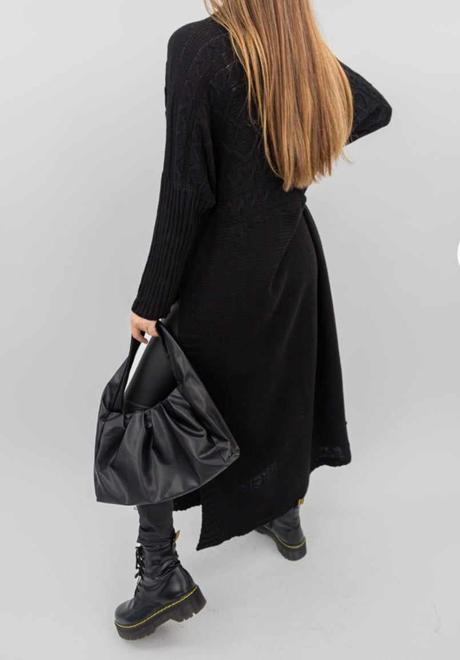 Pletené dlhé šaty veľ. l/xl, l / xl