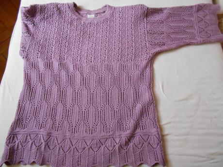 Tričko s krajkovým vzorom, l