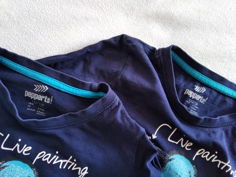 2 x tričko - veľkosť 122/128, pepperts,122