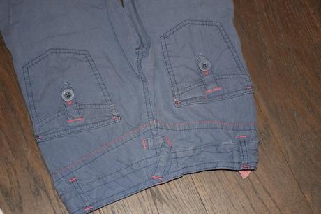 Perfektny kompletik tricko skapuckou+3/4 nohavice, next,122