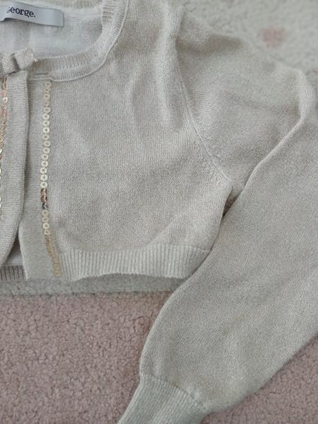 Krásne zlaté bolerko super  stav, george,110