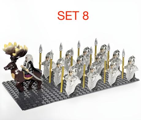Figúrky pán prsteňov 5 typ lego, nové,